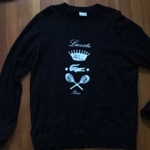 Lacoste Men sweatshirt Black